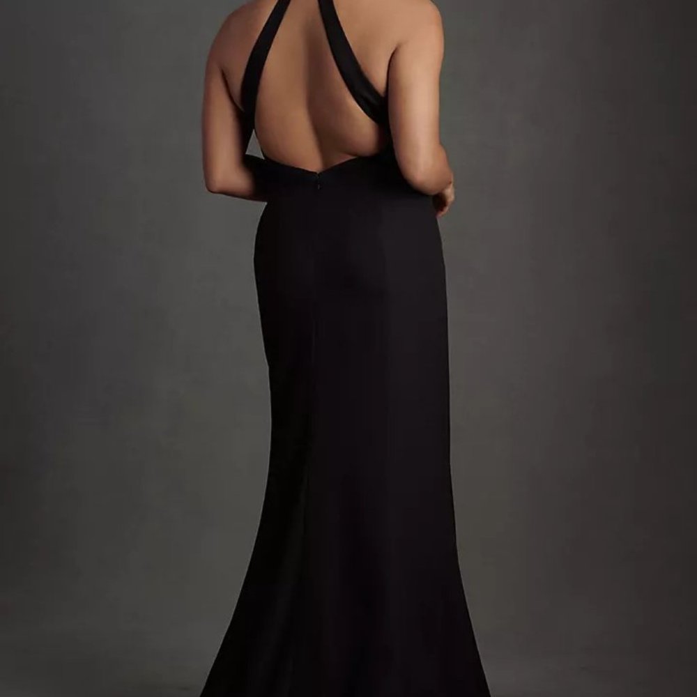 BHLDN Serephina Crepe Maxi Dress (Forest Green) - Picture 8 of 11